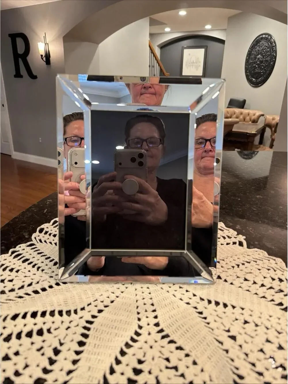 Beveled Mirror Picture Frame By Restoration Hardware 5X7 Picture
